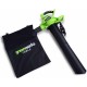 GREENWORKS 40 Volt Accu Bladblazer en Zuiger zonder accu en lader GD40BV