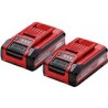 EINHELL 18 V/3.0 ah plus Accu Duo-pack - 2 accu's - Power x-change 4511631