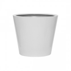 POTTERYPOTS Bucket M, Glossy White E1004-50-W