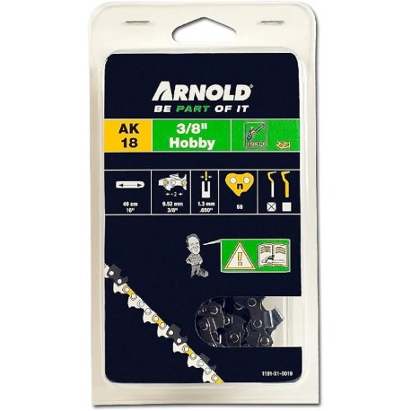 ARNOLD Zaagketting 3/8 inch LP 1,3 mm 58 Schakels 1191-X1-0019
