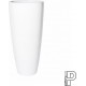 POTTERYPOTS Plantenbak Dax - Glanzend wit Ø47 x (H)100 cm - Ø47 x (H)100 cm E1043-100-W