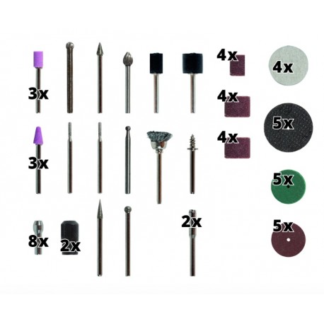 EINHELL Slijp- en Graveer Accessoireset - 61-delig 49510950