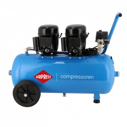 AIRPRESS Stille compressor L 100-50 8 bar 1 pk/0.74 kW 40 l/min 50 l 36519