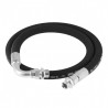 AIRPRESS Hogedruk luchtslang 3/4" 1 m 105 bar recht + kniestuk 36383K
