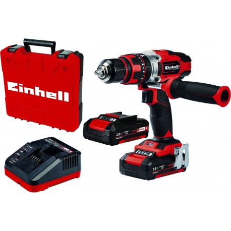 EINHELL TE-CD 18/48 Li-i Kit 2.0 ah, Accu Klopboor-/Schroefmachine, 2 Accu's, Power x-change 4513935
