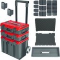 EINHELL Systeemkoffer E-case tower - 1x e-case s met foam-binnenzijde - 1x e-case s met kunststof vakverdeler 4540015