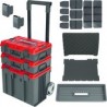 EINHELL Systeemkoffer E-case tower - 1x e-case s met foam-binnenzijde - 1x e-case s met kunststof vakverdeler 4540015