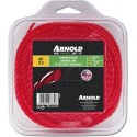 ARNOLD Trimmerdraad, Rond, Gedraaid, Rood, 3,0 mm, 15 m 1082-U3-3015