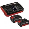 EINHELL 18 V/4.0 ah starter kit - 2 accu's - Duo-lader - Power x-change 4512112