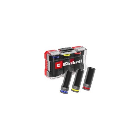 EINHELL Impact Doppenset - 3-delig - M-case 49109263