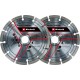 EINHELL Diamantslijpschijvenset - 2-delig - geschikt voor muurfrees TE-MA 1700 4350741