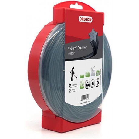 OREGON Nylium ster 3,0 x 60 meter Grijs 104884E