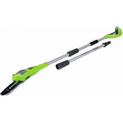 GREENWORKS 24 Volt Accu Takkenzaag inclusief 2.0 Ah accu en 24 volt lader G24PS20K2