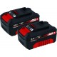 EINHELL 18v/4.0 ah Accu Duo-pack Power x-change 4511489
