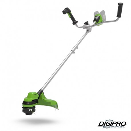 GREENWORKS 48 Volt (2X24 Volt) Accu trimmer zonder accu en lader GD24X2BCB