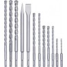 EINHELL Boor-/beitelset - 12-delig - sds-plus - geschikt voor TE-HD 18 li solo, TE-HD 18/12 li solo, HEROCCO 49240295