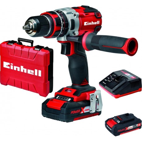 EINHELL TE-CD 18-2 Li-i BL Kit 2.0 ah, Accu Klopboor-/Schroefmachine, 2 accu's, Power x-change 4513861