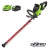 GREENWORKS 40 Volt Digipro accu Heggenschaar incl. 2Ah accu en lader GD40HT66K2