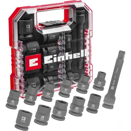 EINHELL Impact Doppenset - 12-delig - l-case 49109283