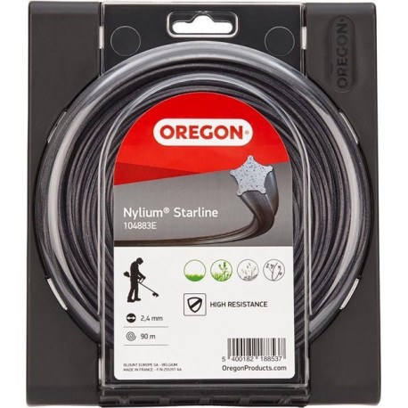 OREGON Nylium ster 2,4 x 90 meter Grijs 104883E