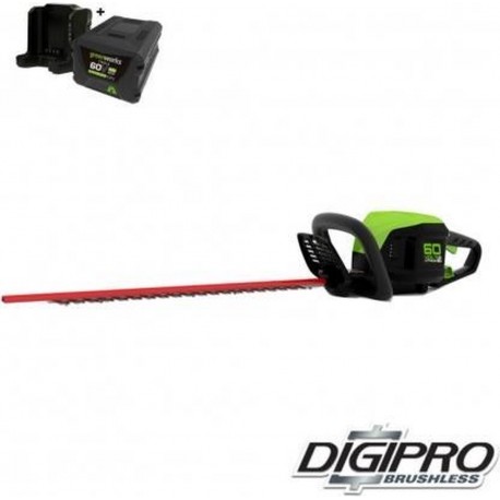 GREENWORKS 60 Volt accu Heggenschaar met accu en lader GD60HTK2