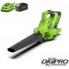 GREENWORKS 40 Volt Accu Bladblazer en Zuiger met lader en 4 Ah accu GD40BVK4