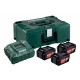 METABO Basis-set: accu-packs + lader in metaloc 3 x Li-Power accu-pack 18 V/5,2 Ah 685062000