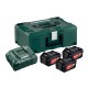 METABO Basis-set: accu-packs + lader in metaloc 3 x Li-Power accu-pack 18 V/4,0 Ah 685063000
