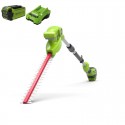 GREENWORKS 40 Volt Accu Heggenschaar Langbereik met 2Ah accu en lader G40PHAK2