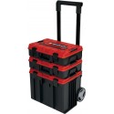 EINHELL Systeemkoffer E-case tower - 1x e-case s met foam-binnenzijde - 1x e-case s met kunststof vakverdeler 4540015