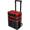 EINHELL Systeemkoffer E-case tower - 1x e-case s met foam-binnenzijde - 1x e-case s met kunststof vakverdeler 4540015