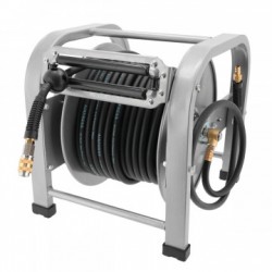AIRPRESS Luchtslanghaspel vloermodel zelfoprollend 1/4 inch buitendraad 10 x 16 mm 30 m 20 bar 46510
