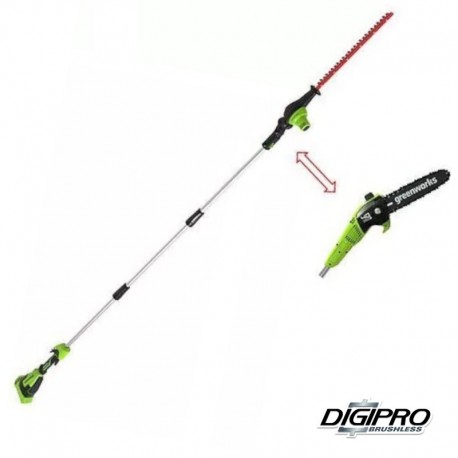 GREENWORKS 40 Volt accu takkenzaag-heggenschaar zonder accu en lader GD40PSH