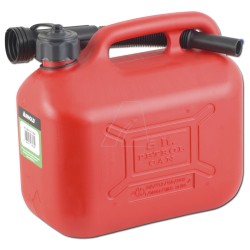 ARNOLD Kunststof Jerrycan 5 Liter, Rood 6011-X1-7003