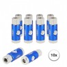 AIRPRESS ARBO veiligheidskoppeling Euro 1/4 inch binnendraad met drukknop 10 stuks E702-10