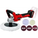 EINHELL CE-CP 18/180 Li E Solo Accu Polijst-/Schuurmachine, Power x-change 2093320