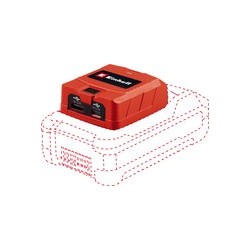 EINHELL TC-CP 18 Li USB A/C-Solo - Accu USB-powerbank - Power X-Change 4514148