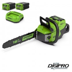 GREENWORKS 60 Volt accu Kettingzaag GD60CS40K2X
