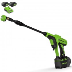GREENWORKS 24 Volt Hogedrukreiniger met 2 x 4Ah accu en lader G24PWK4X