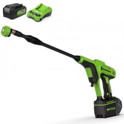 GREENWORKS 24 Volt Hogedrukreiniger met 1 x 4Ah accu en lader G24PWK4