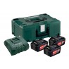 METABO Basis-set: accu-packs + lader in metaloc Basisset 18 V: 3 x 5.2 Ah, lader ASC ULTRA 685068000