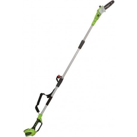 GREENWORKS 60 Volt Accu Takkenzaag inclusief 2 Ah accu en 60 volt lader GD60PSK2