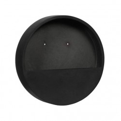 POTTERYPOTS Wally (Hanging) M Fiberstone Black E1390W-50-01