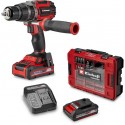 EINHELL TP-CD 18/70 Li-i BL Kit 2.0 + 3.0 ah +70 delige accessoireset - PROFESSIONAL Accu Klopboor-/Schroefmachine 4514318
