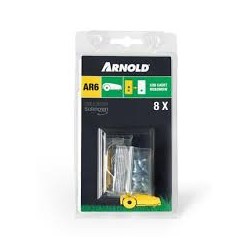 ROBOMOW 1 set met Robomow mesjes (8 mesjes, 8 schroeven) voor RK en RKS modellen 1111-M6-1008