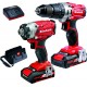 EINHELL Accu Power Tool Kit 18v/2.0 ah (Accu Klopboormachine + Accu Slagschroefmachine), Power x-change 4257214