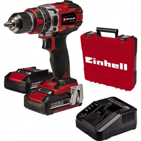 EINHELL TE-CD 18/50 Li-i BL Kit 2.0, Accu Klopboor-/Schroefmachine, 2 accu's, Power x-change 4513940