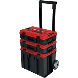 EINHELL Systeemkoffer E-case tower - 1x e-case s met foam-binnenzijde - 1x e-case s met kunststof vakverdeler 4540015