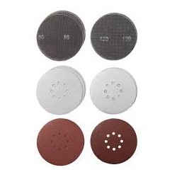 EINHELL Schuurschijvenset - 15-delig - ø225 mm (10x k80, 5x k120) 49491066