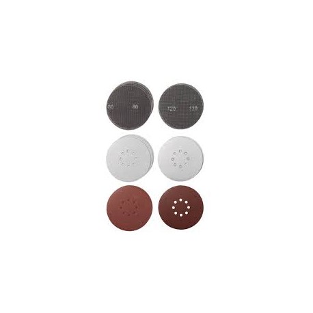 EINHELL Schuurschijvenset - 15-delig - ø225 mm (10x k80, 5x k120) 49491066